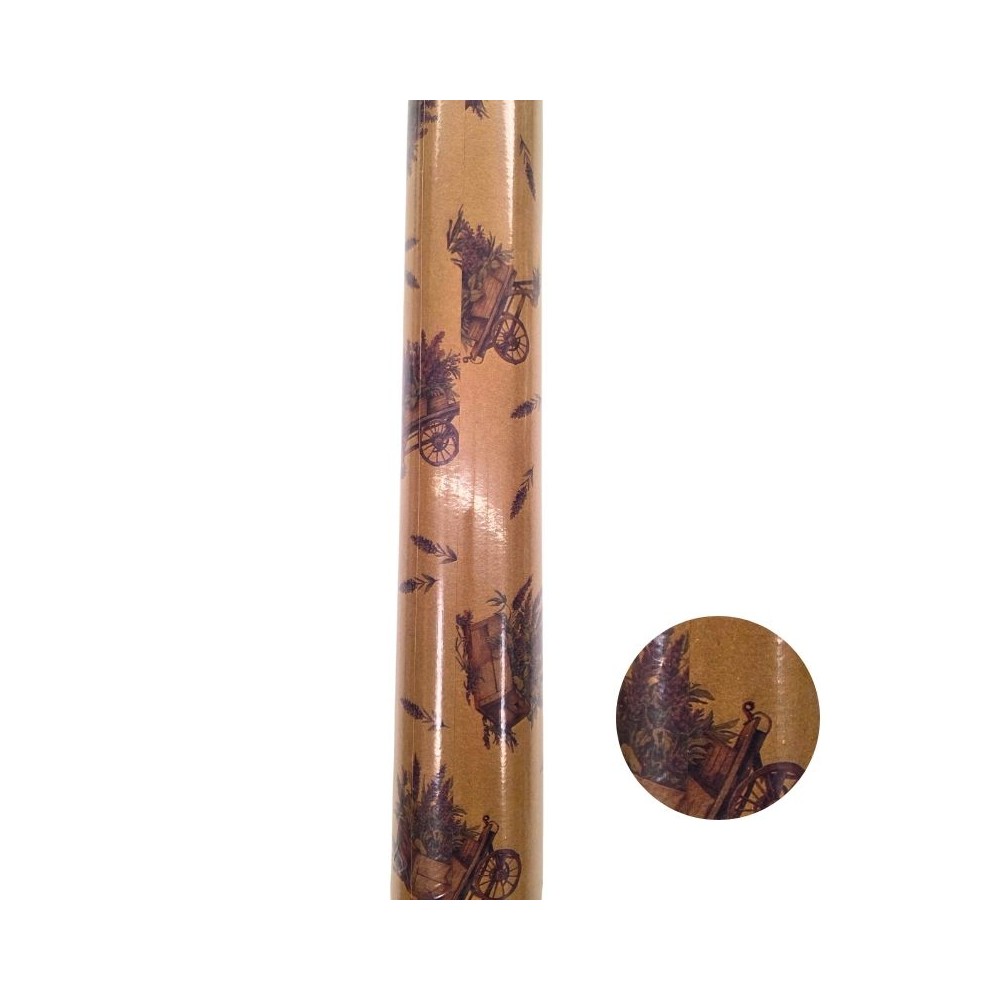 Bobina in carta h80cm 40mt Fantasy Lavande